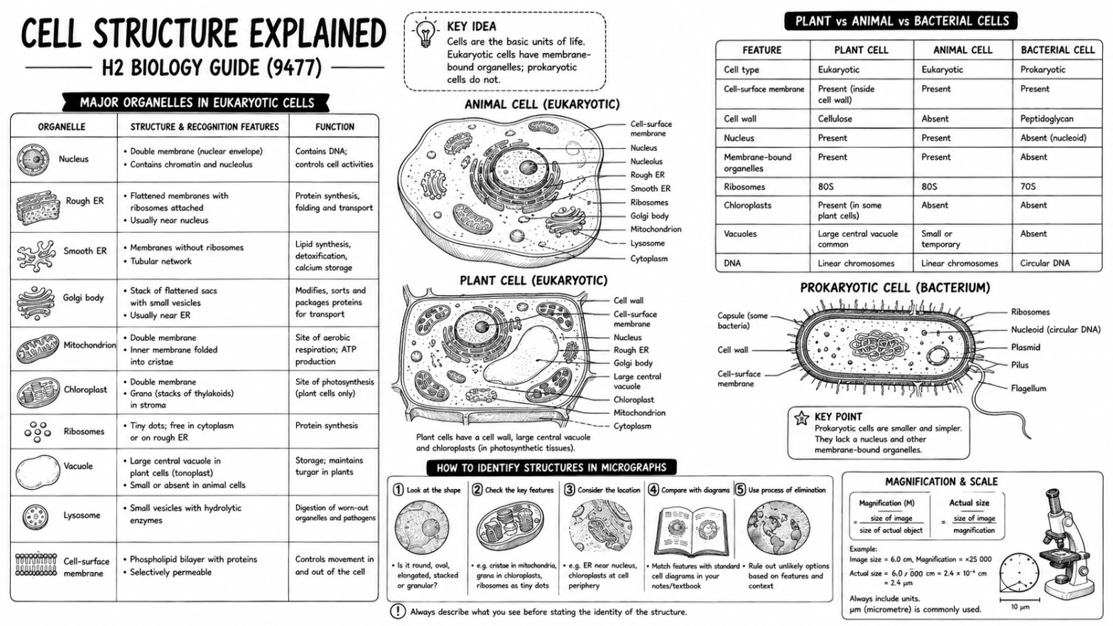 Cell Structure Explained H2 Biology Guide